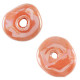 DQ Greek Ceramic bead donut – Blush orange